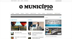 Desktop Screenshot of jornalomunicipio.com.br