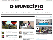Tablet Screenshot of jornalomunicipio.com.br